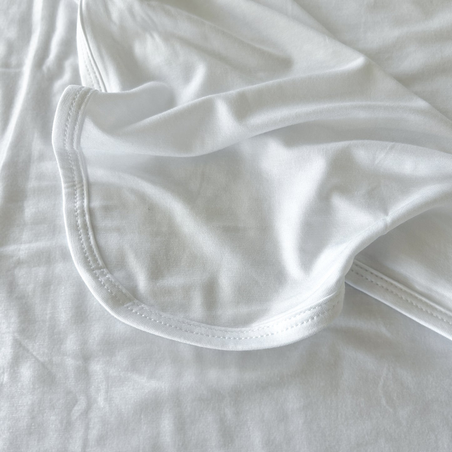 Jersey Swaddle - Brilliant White