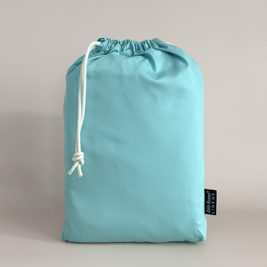 Cot Waterproof Sheet - Teal