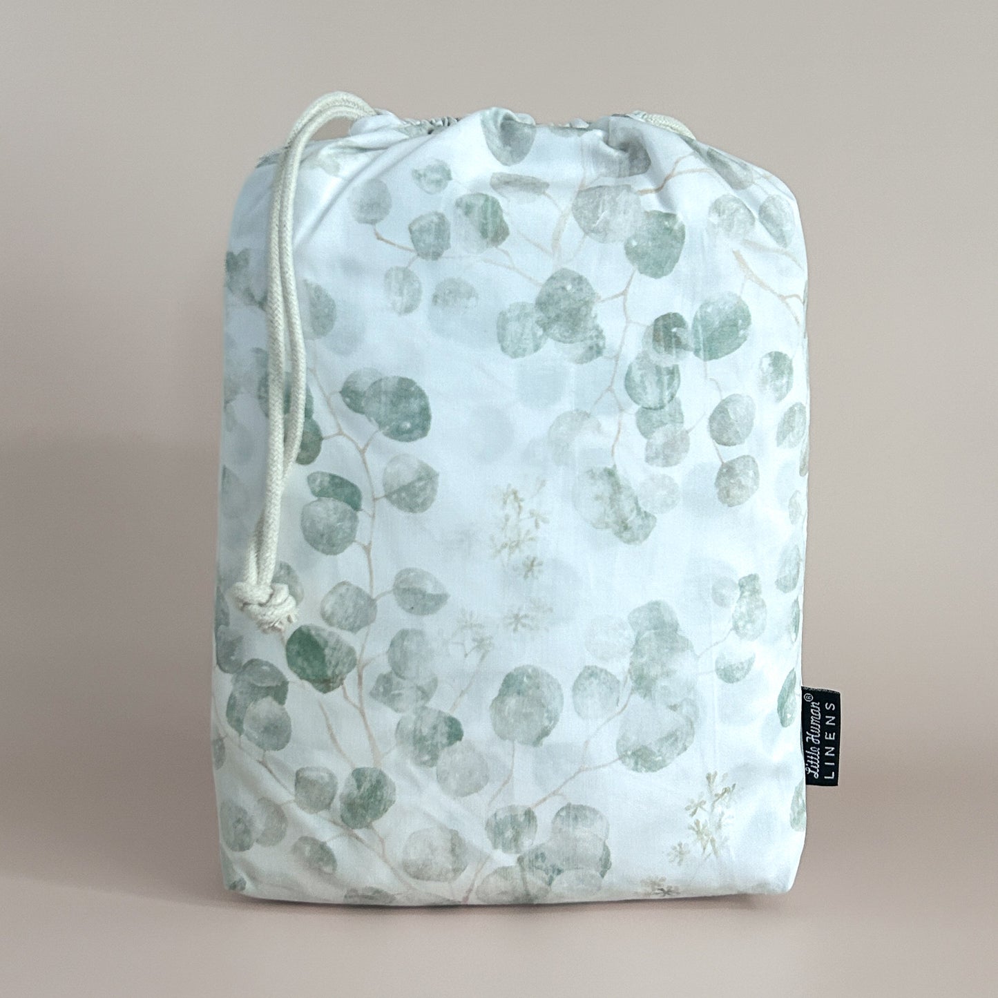 European / Large Cot Waterproof Sheet - Eucalyptus