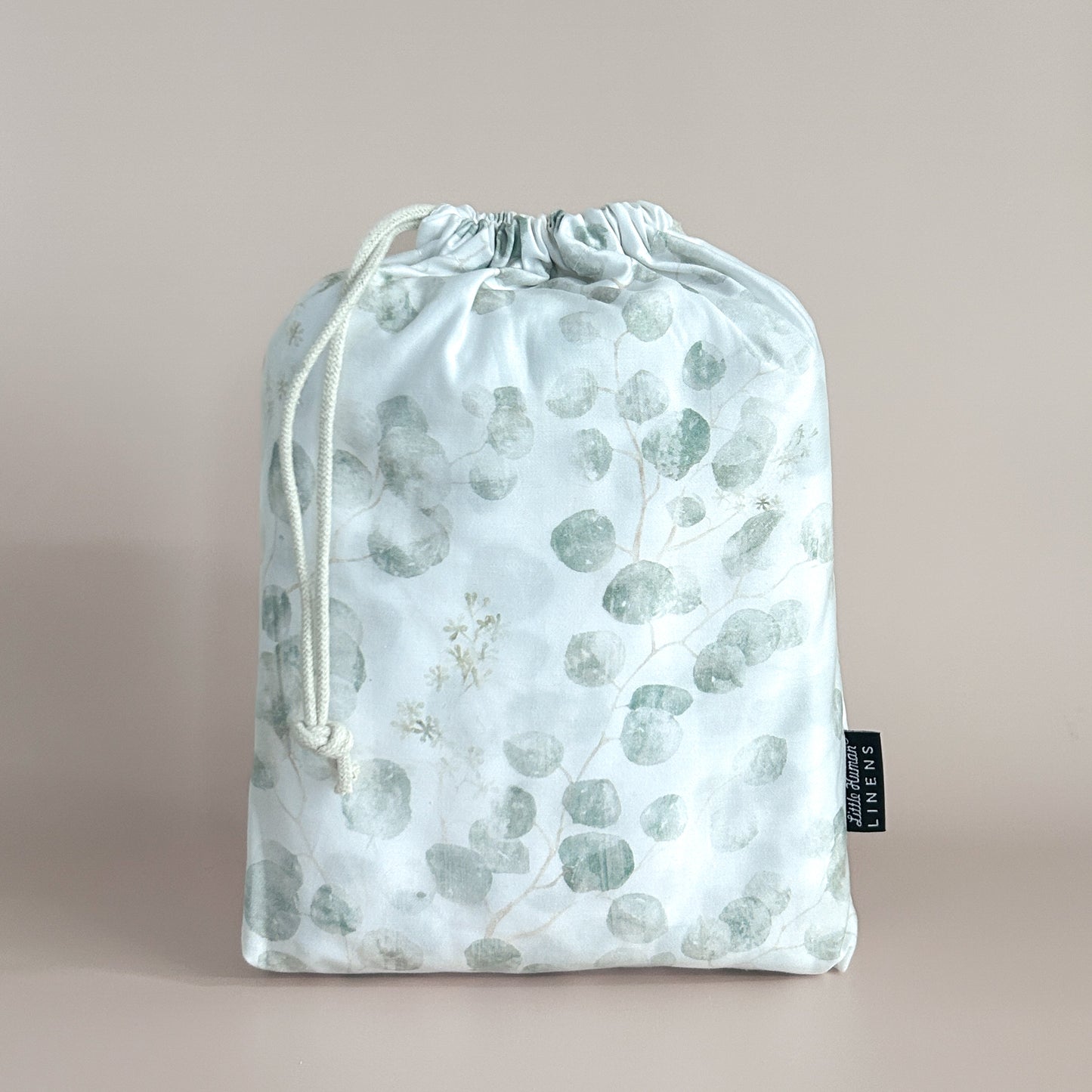 Mini Cot Waterproof Sheet - Eucalyptus