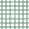 Mini Cot Waterproof Sheet - Green Gingham