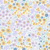 Mini Cot Waterproof Sheet - Summer Flowers
