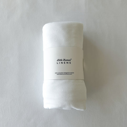Jersey Swaddle - Brilliant White