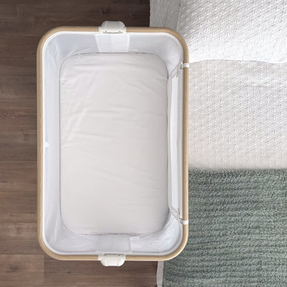 Co-Sleeper Bassinet / Change Pad Waterproof Sheet - Brilliant White