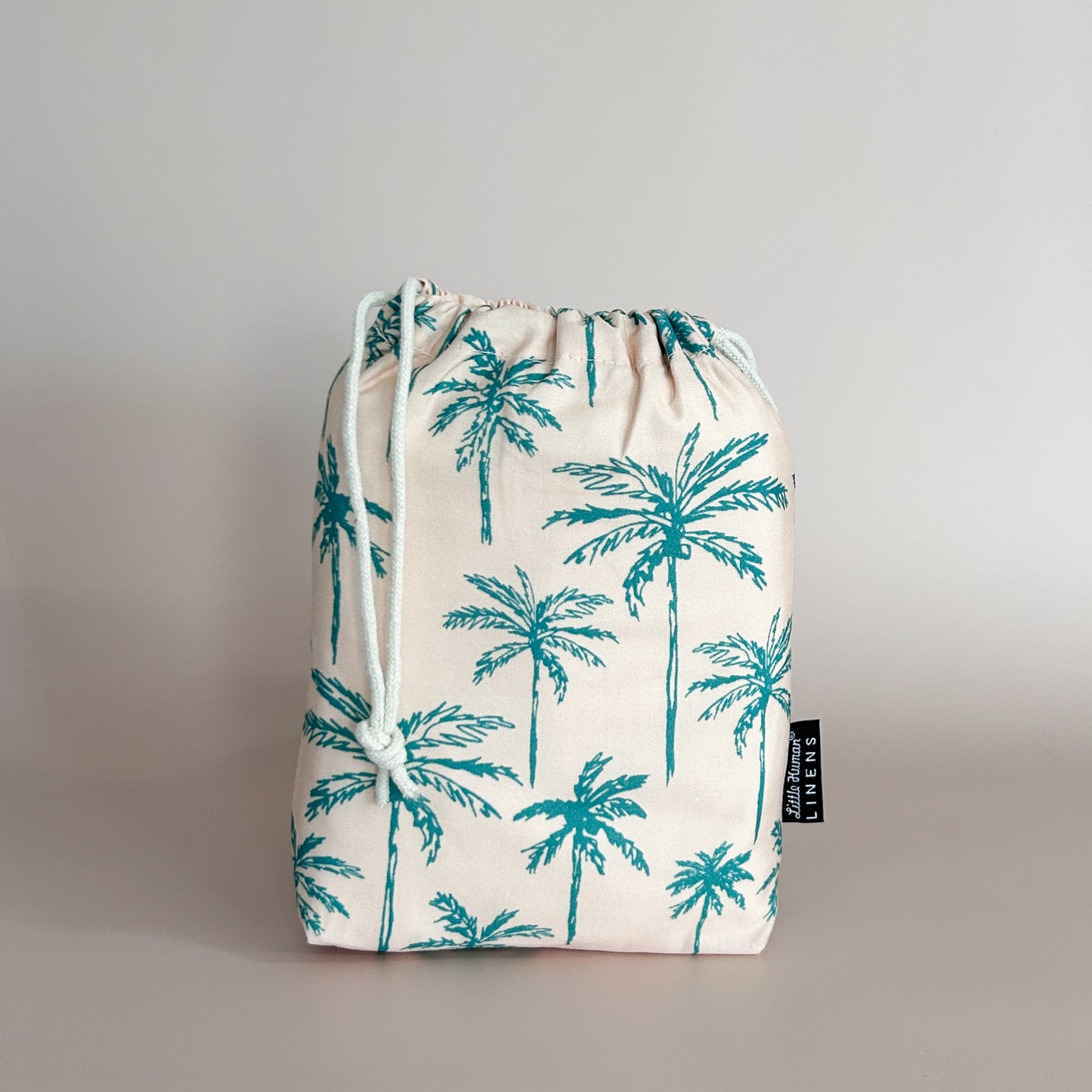 Co-Sleeper Bassinet / Change Pad Waterproof Sheet - Green Palms