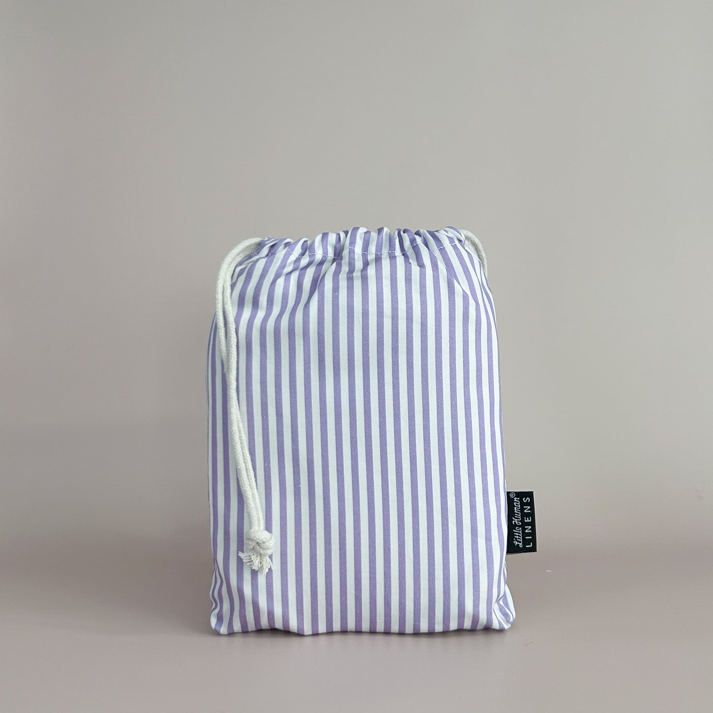 Co-Sleeper Bassinet / Change Pad Waterproof Sheet - Lavender Stripe