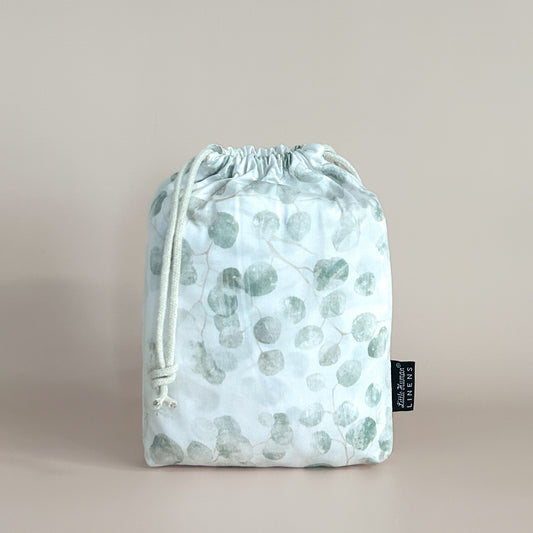 Co-Sleeper Bassinet / Change Pad Waterproof Sheet - Eucalyptus