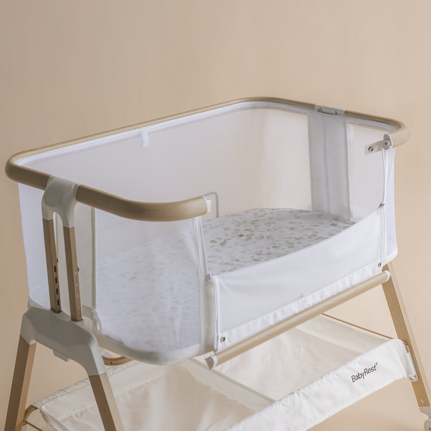 Co-Sleeper Bassinet / Change Pad Waterproof Sheet - Eucalyptus