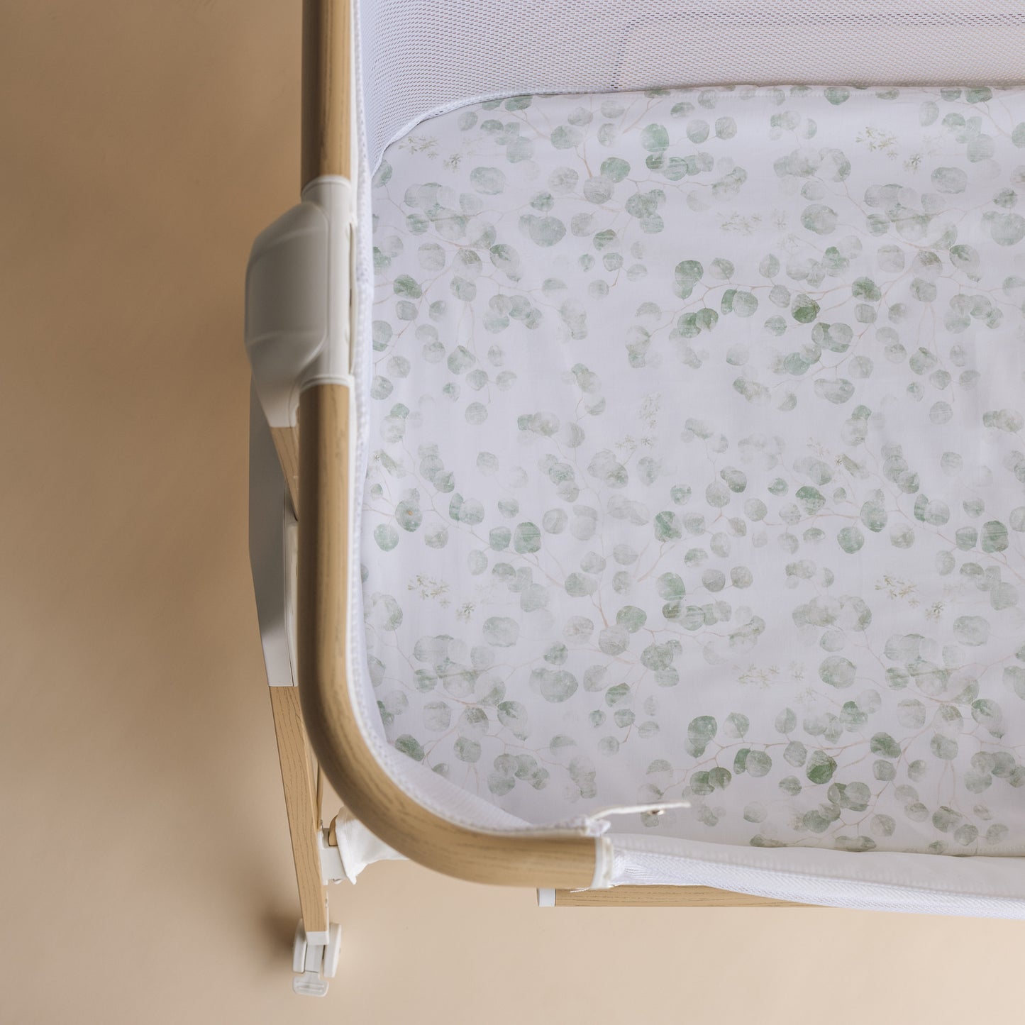 Co-Sleeper Bassinet / Change Pad Waterproof Sheet - Eucalyptus