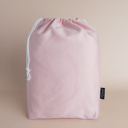 European / Large Cot Waterproof Sheet - Blush Pink