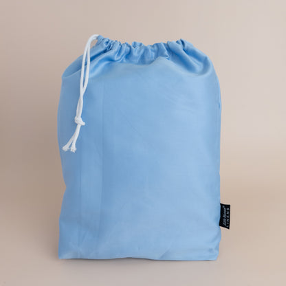 European / Large Cot Waterproof Sheet - Dusty Blue