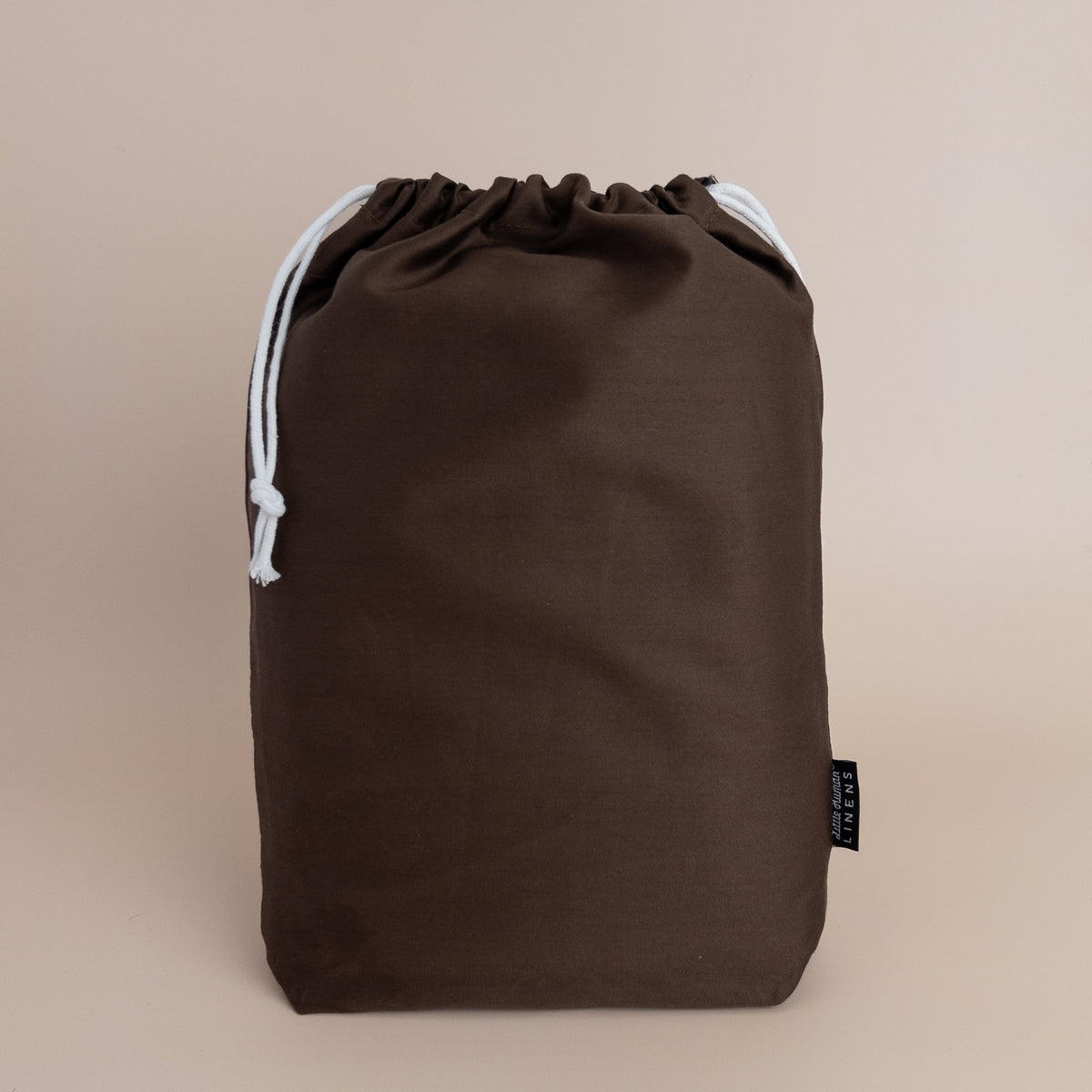 European / Large Cot Waterproof Sheet - Espresso Brown