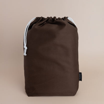 European / Large Cot Waterproof Sheet - Espresso Brown