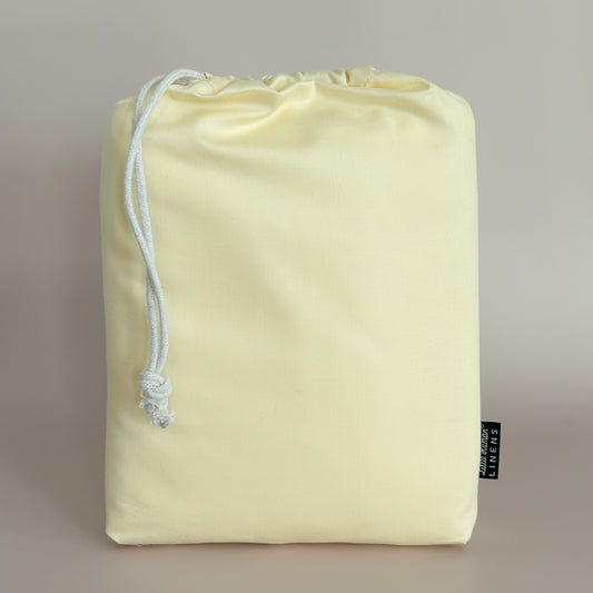 European / Large Cot Waterproof Sheet - Limoncello