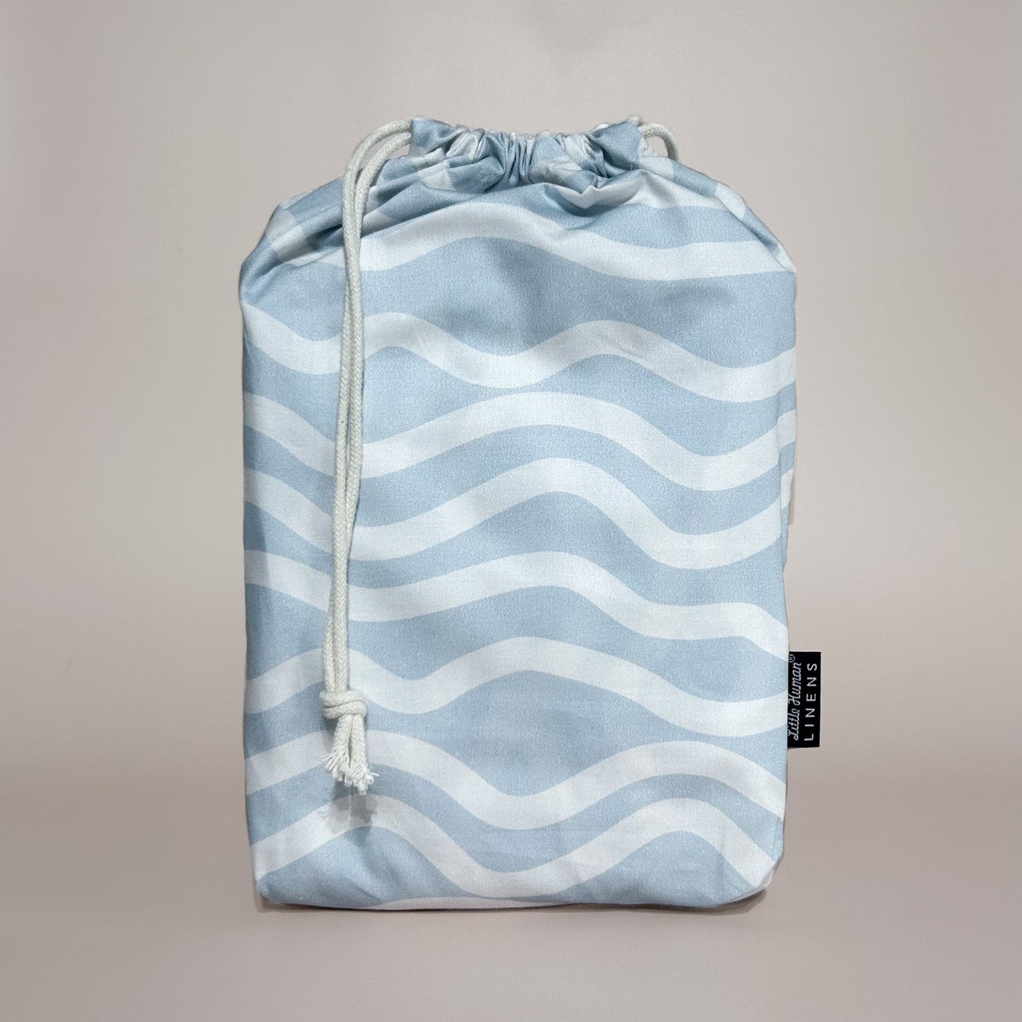 Mini Cot Waterproof Sheet - Bright Waves - Little Human Linens