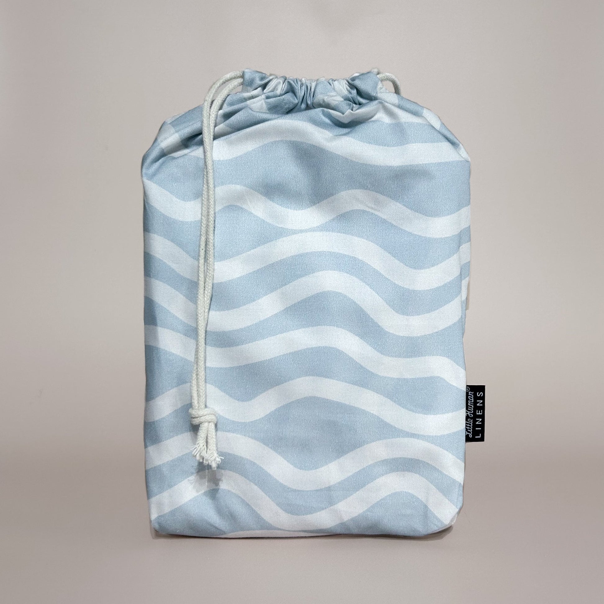 Mini Cot Waterproof Sheet - Bright Waves - Little Human Linens