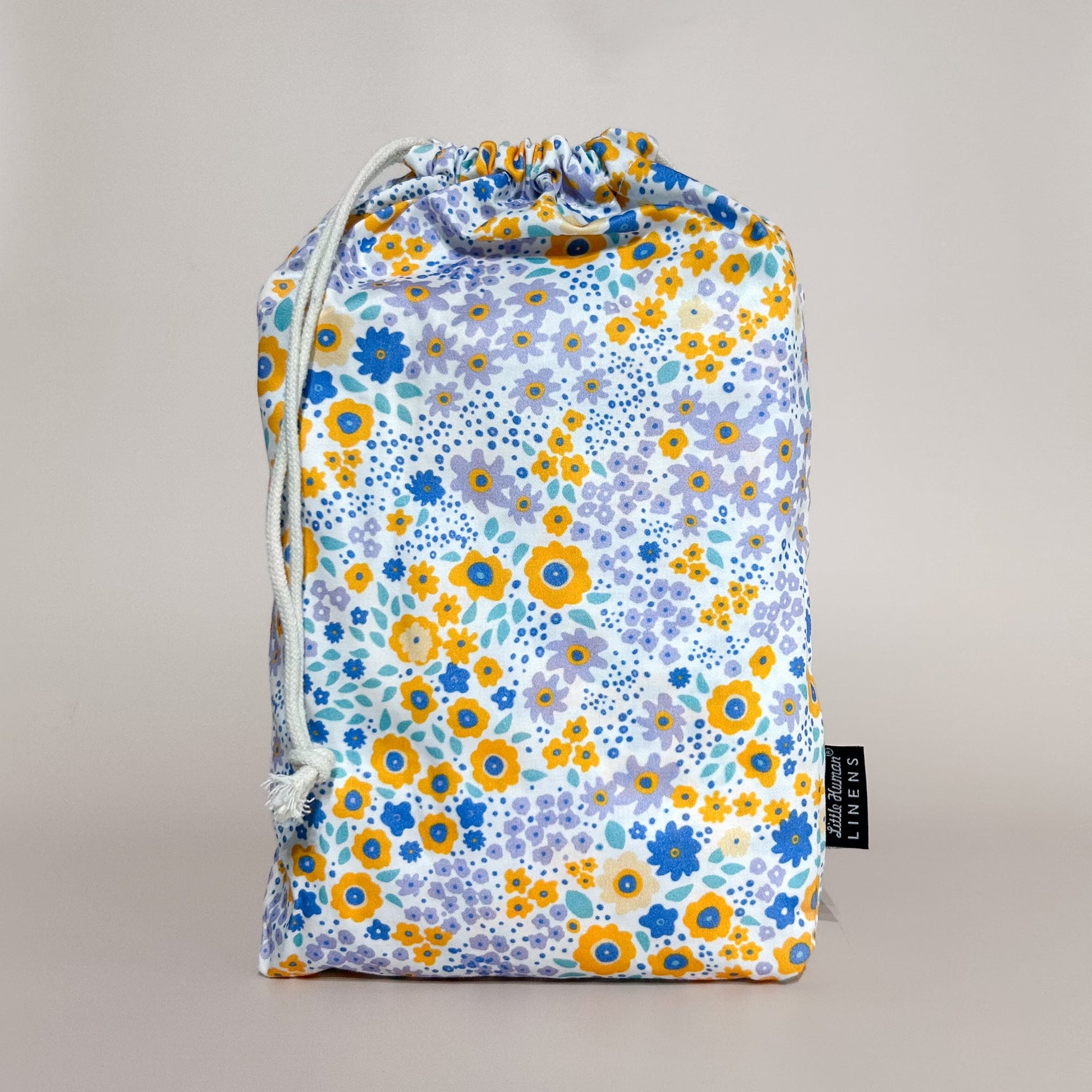 Mini Cot Waterproof Sheet - Summer Flowers - Little Human Linens