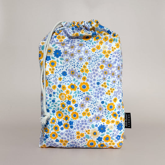 Mini Cot Waterproof Sheet - Summer Flowers - Little Human Linens