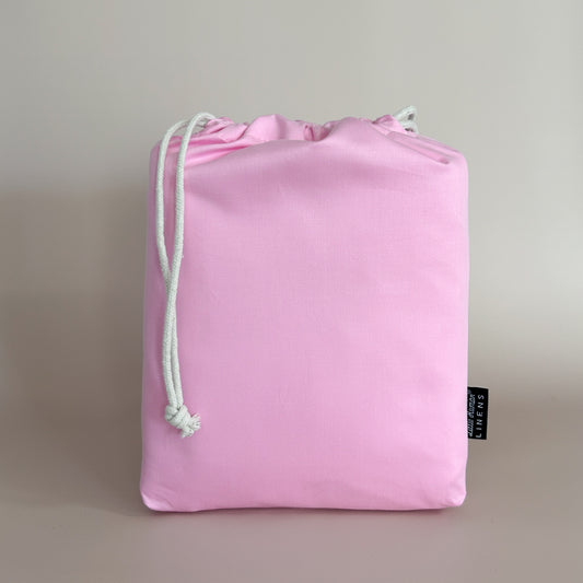 Mini Cot Waterproof Sheet - Pink