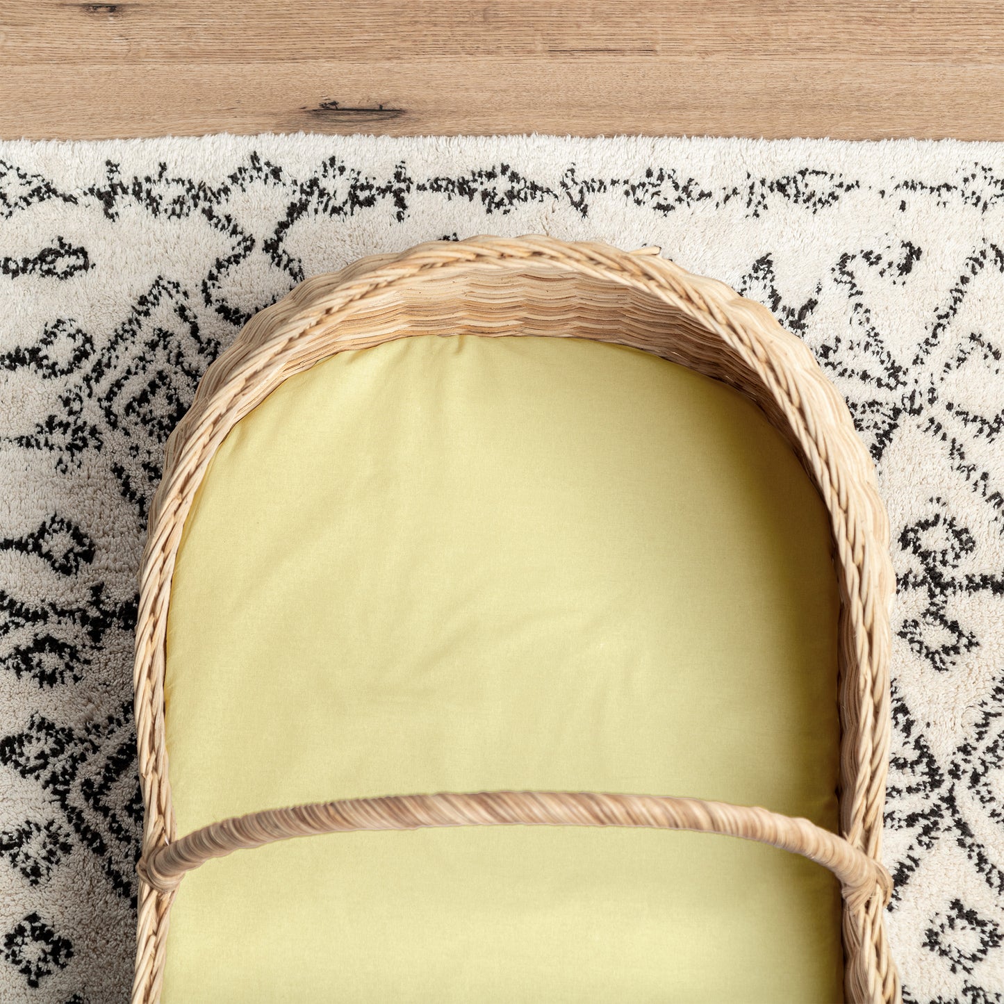 Small Bassinet Waterproof Sheet - Limoncello