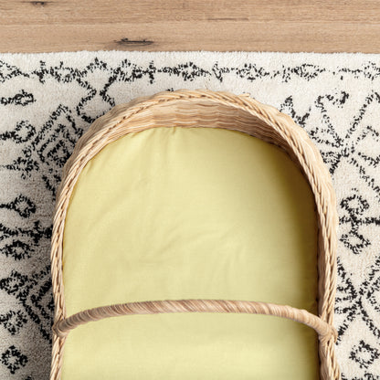 Small Bassinet Waterproof Sheet - Limoncello
