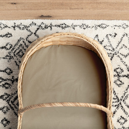 Small Bassinet Waterproof Sheet - Mocha