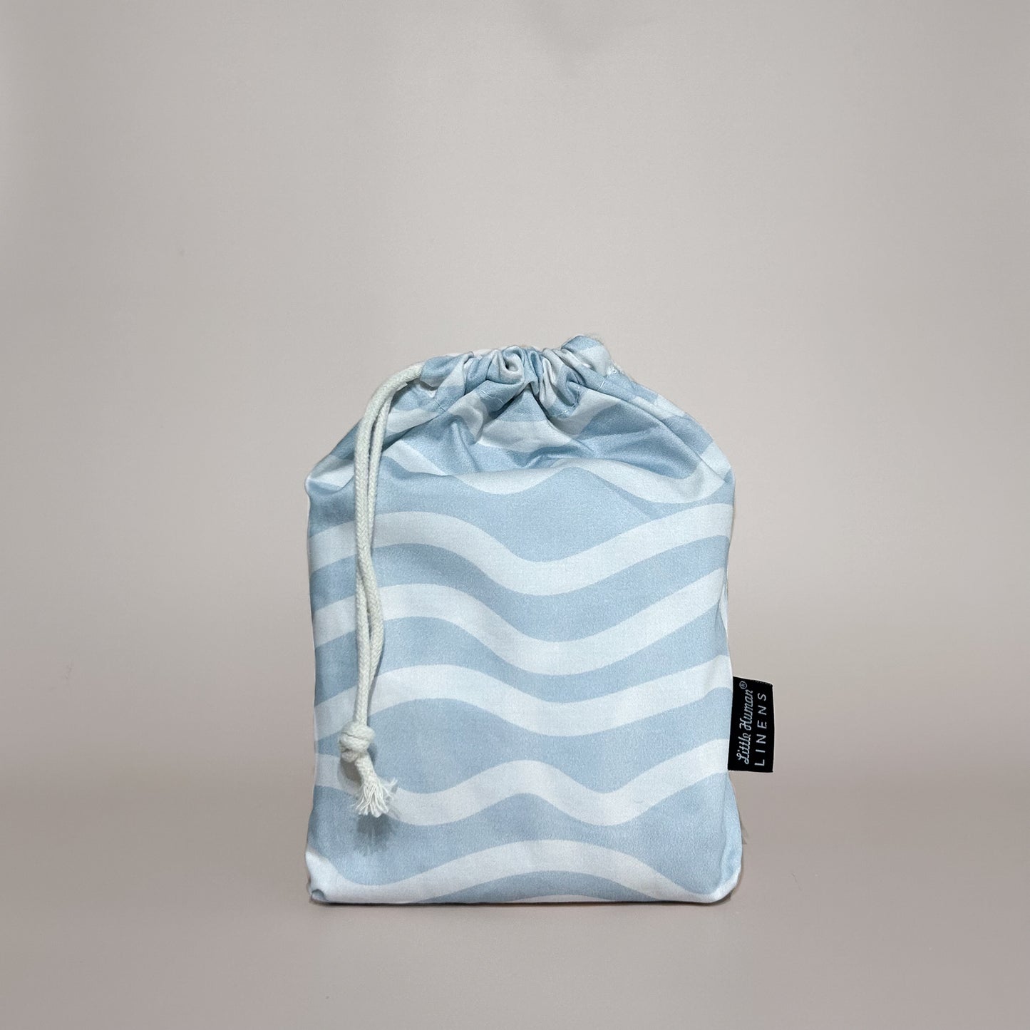 Small Bassinet Waterproof Sheet - Bright Waves