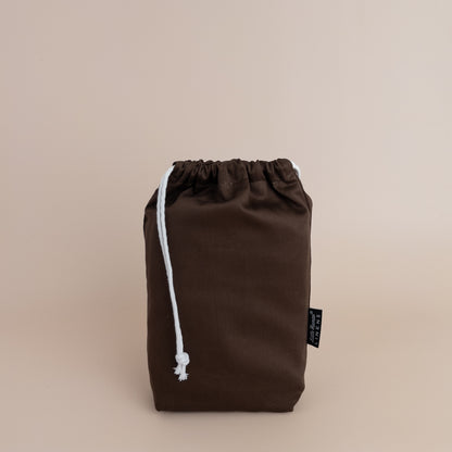 Small Bassinet Waterproof Sheet - Espresso Brown