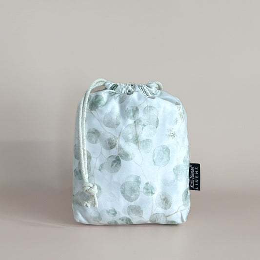 Small Bassinet Waterproof Sheet - Eucalyptus