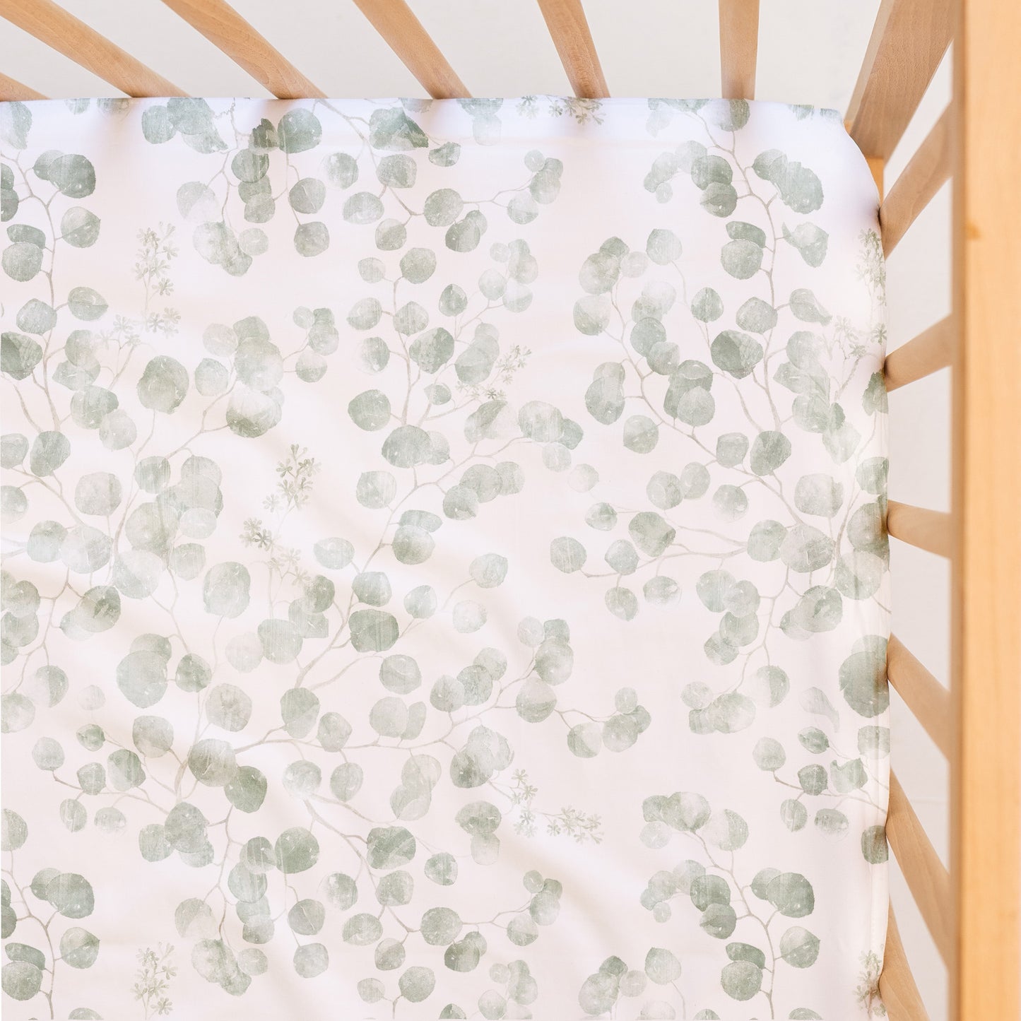 Cot Waterproof Sheet - Eucalyptus