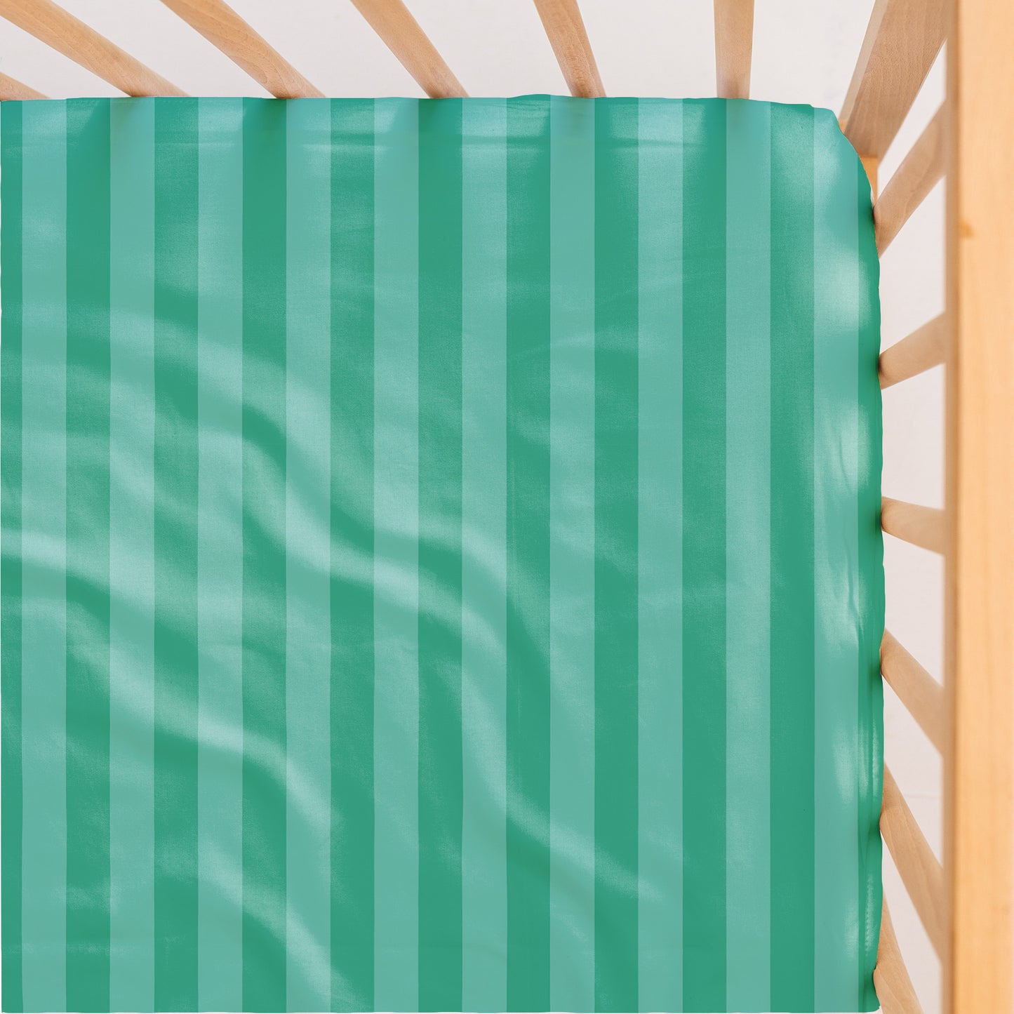 Cot Waterproof Sheet - Mint Candy