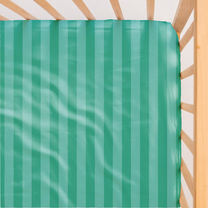 Cot Waterproof Sheet - Mint Candy