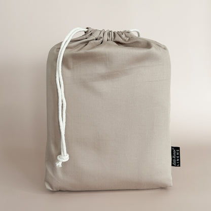 Cot Waterproof Sheet - Mocha