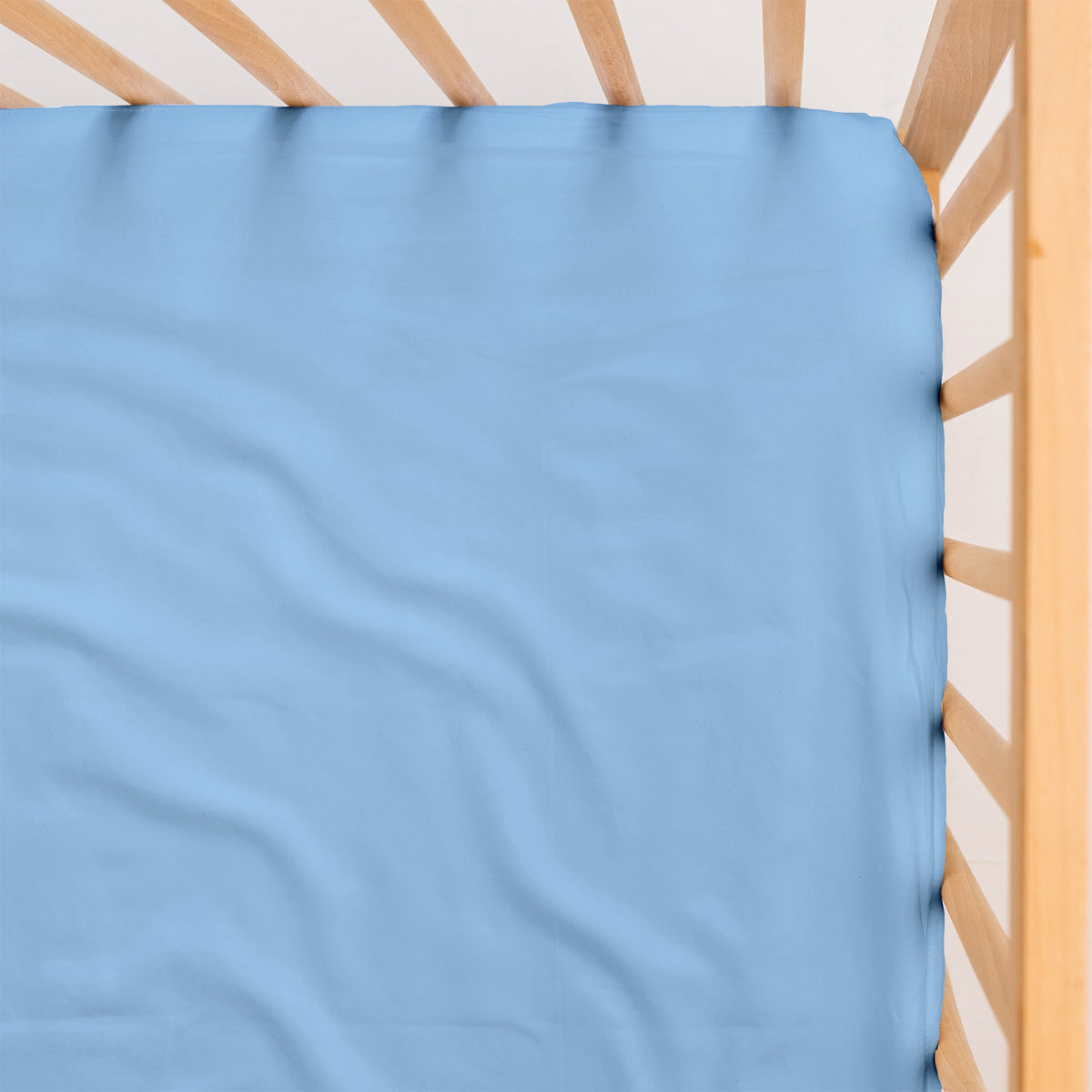 Cot Waterproof Sheet - Dusty Blue