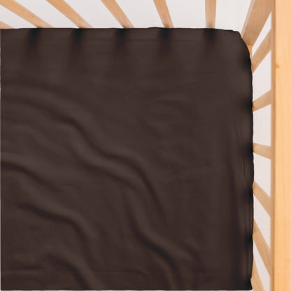 Cot Waterproof Sheet - Espresso Brown