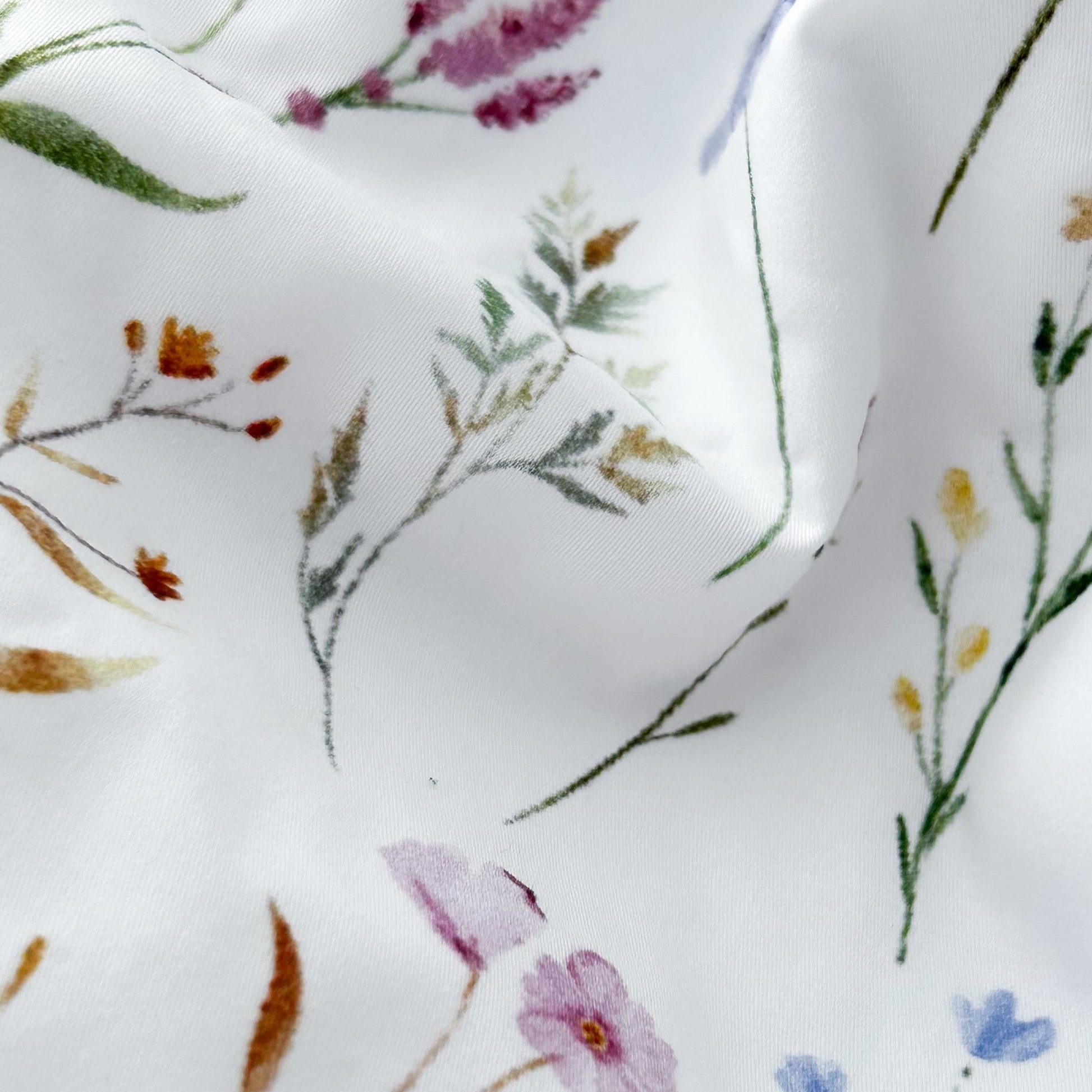 Mini Cot Waterproof Sheet - Wildflower - Little Human Linens