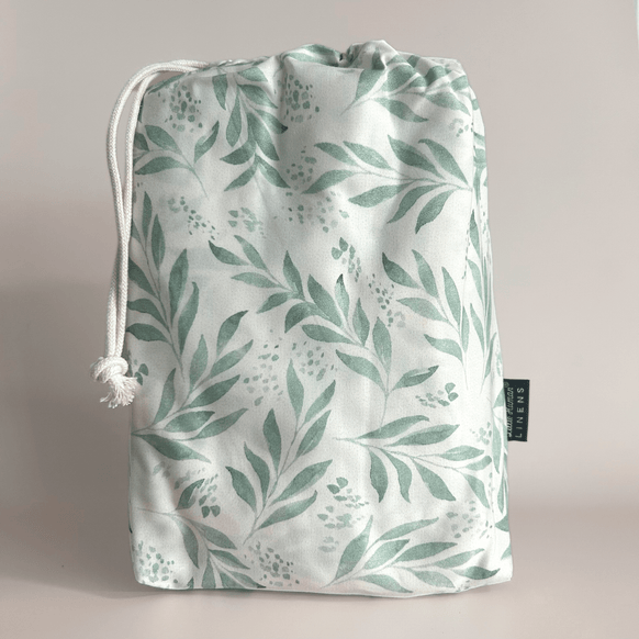 Cot Waterproof Sheet - Organic Leaf - Little Human Linens