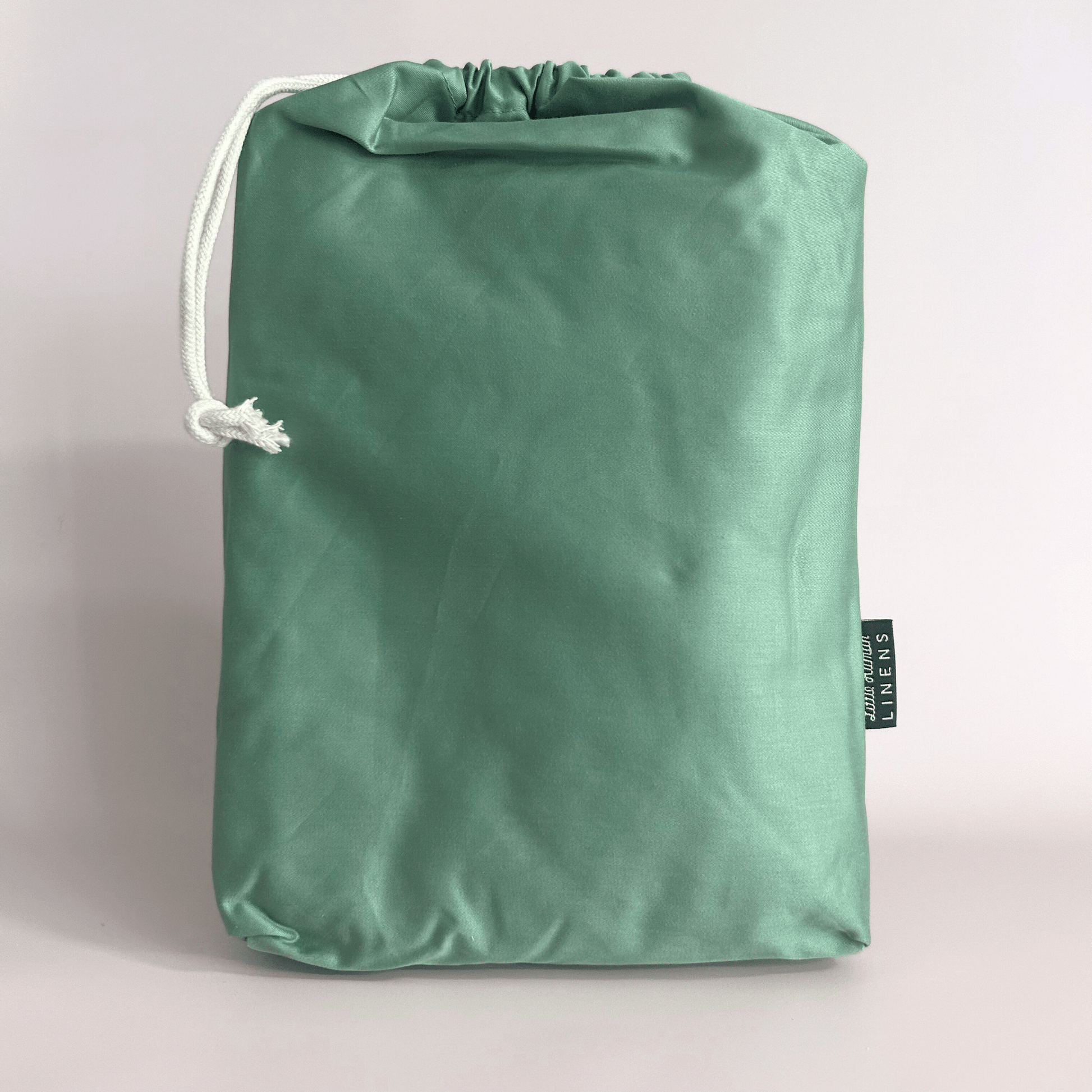 Cot Waterproof Sheet - Sea Green - Little Human Linens