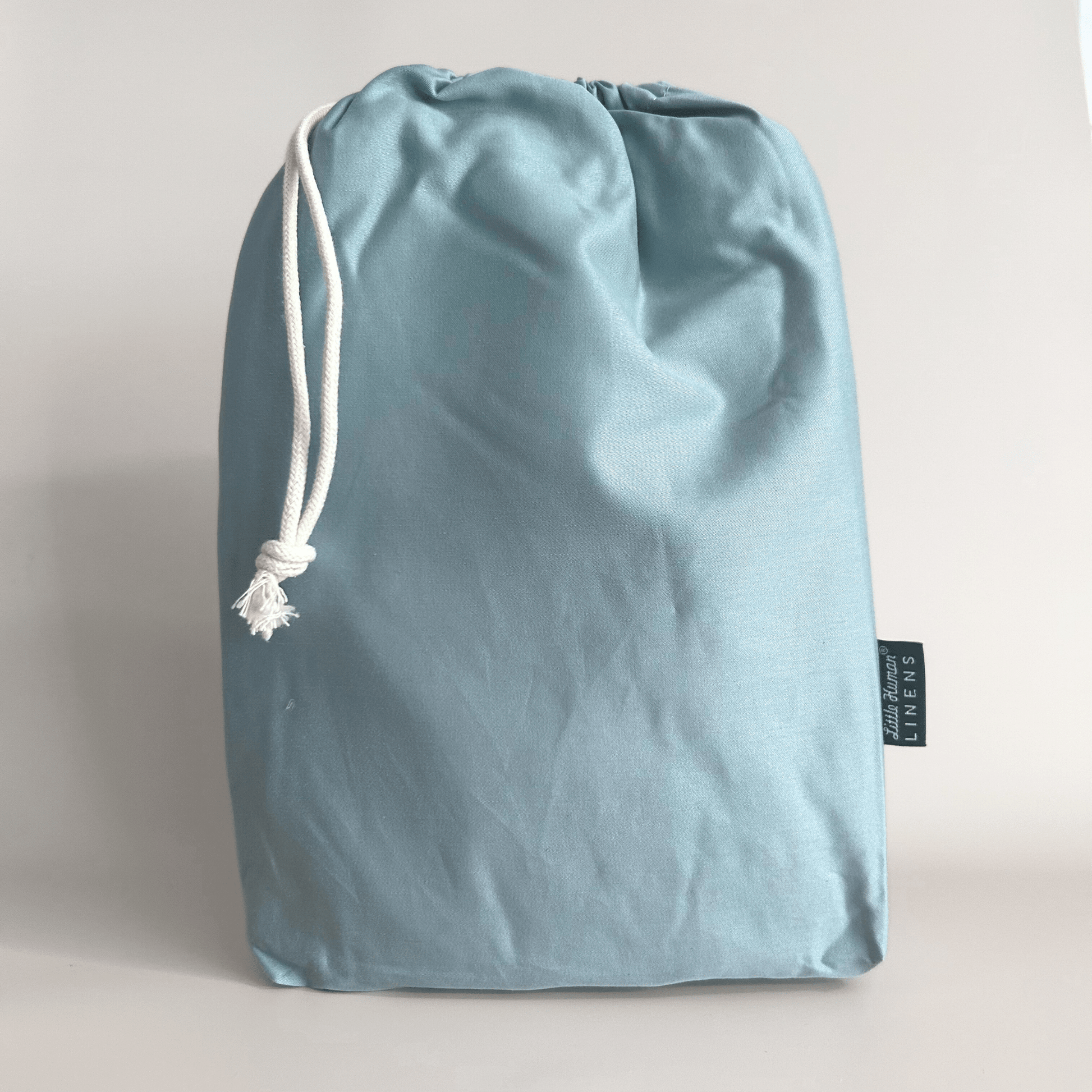Cot Waterproof Sheet - Steel Blue - Little Human Linens