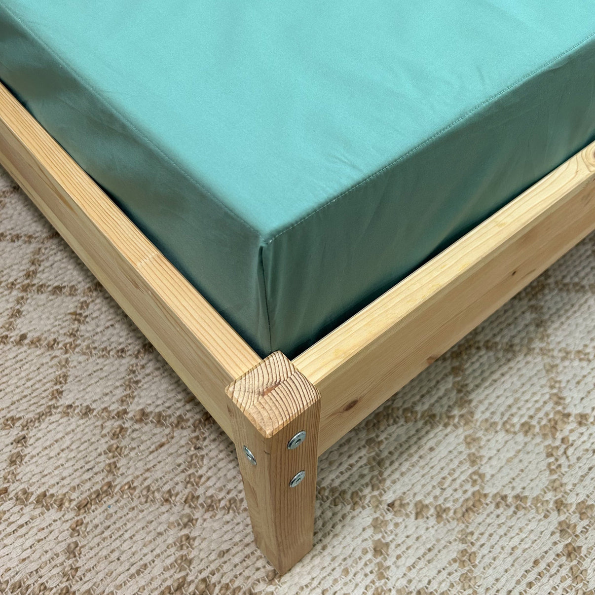 Waterproof Single & King Single Sheets Sea Green Little Human Linens