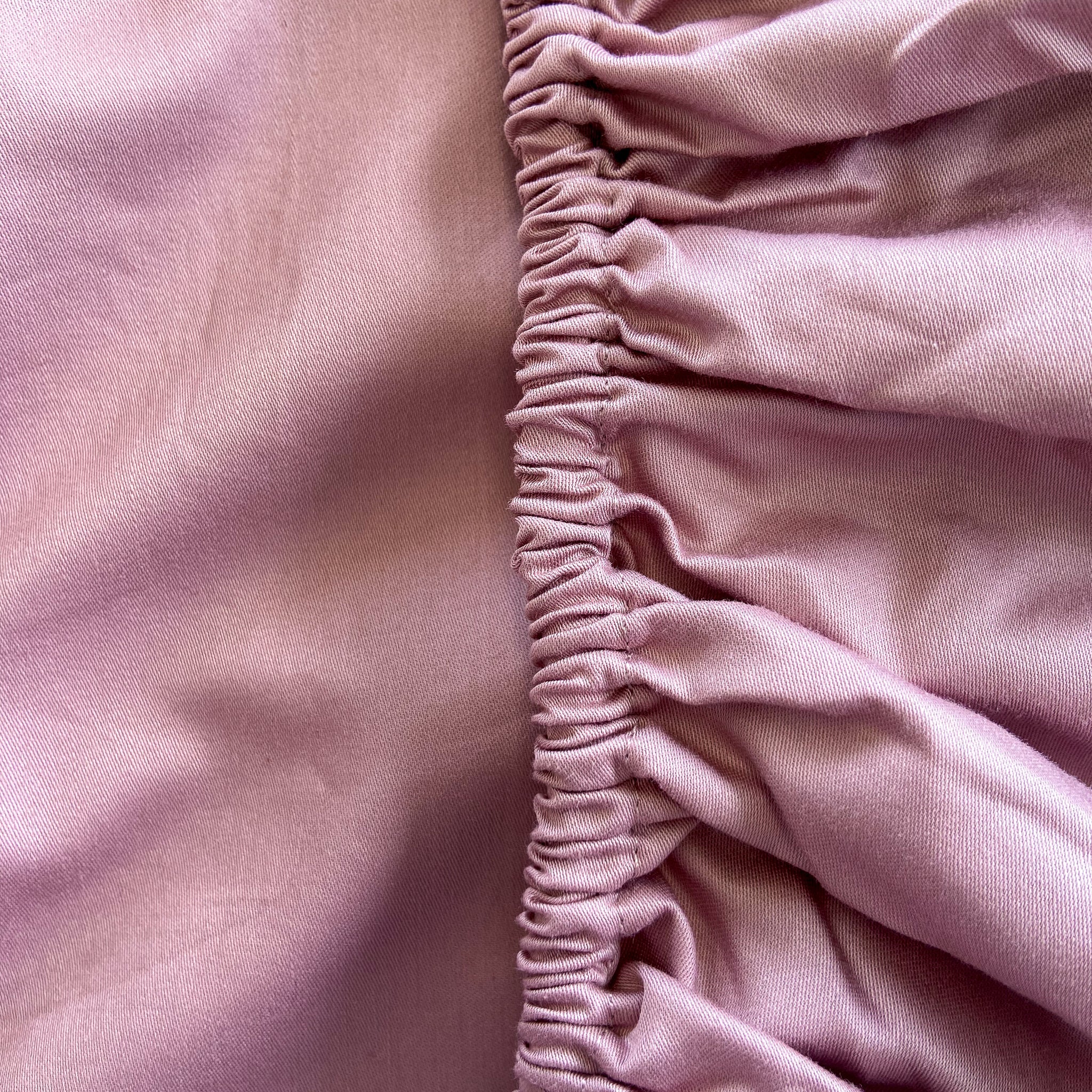 Waterproof Mini Cot Travel Cot Sheet Muted Mauve Little