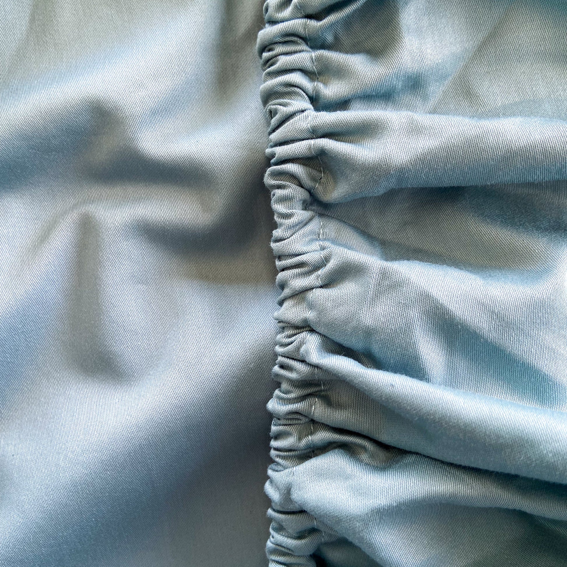 Mini Cot Waterproof Sheet - Steel Blue - Little Human Linens